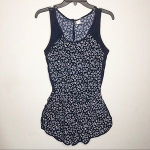 Paper Crane Floral Romper